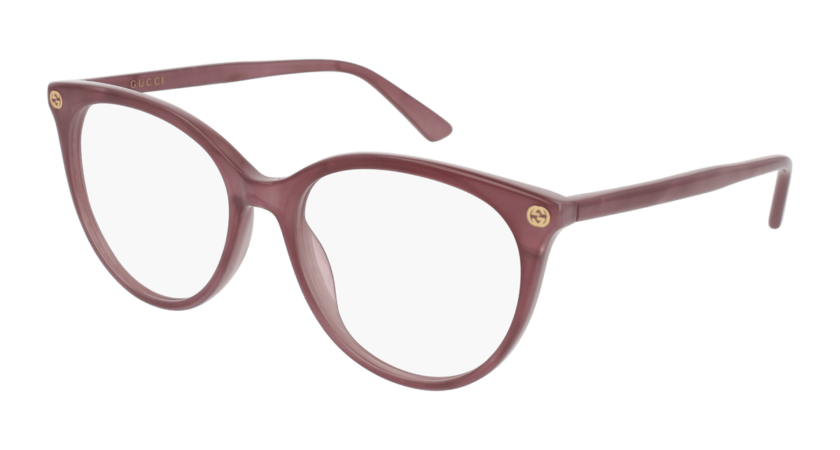 Gucci GG0093O Eyeglasses - Pink / Transparent (004)