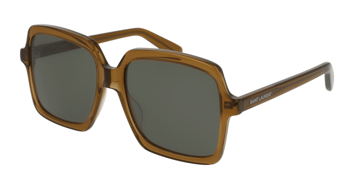 Saint Laurent SL 174 Sunglasses - Green / Grey (004)
