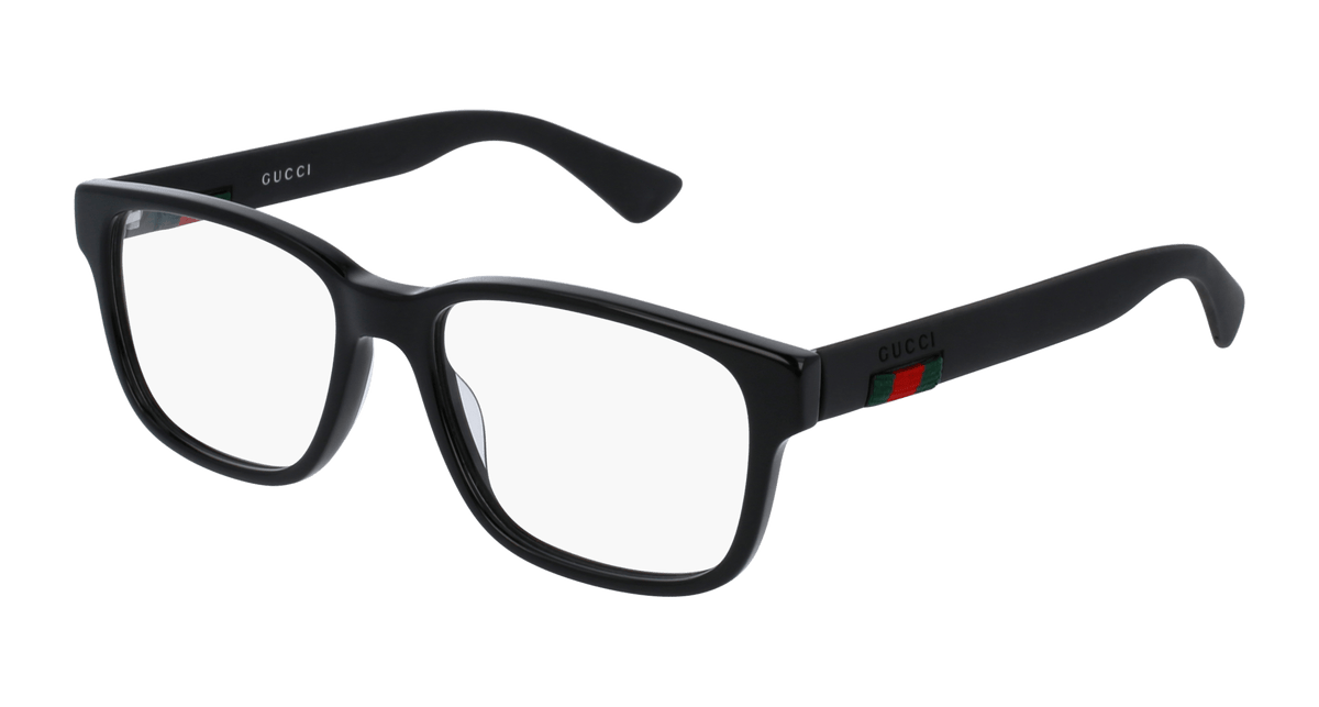 Gucci GG0011O Eyeglasses - Black / Transparent (001)