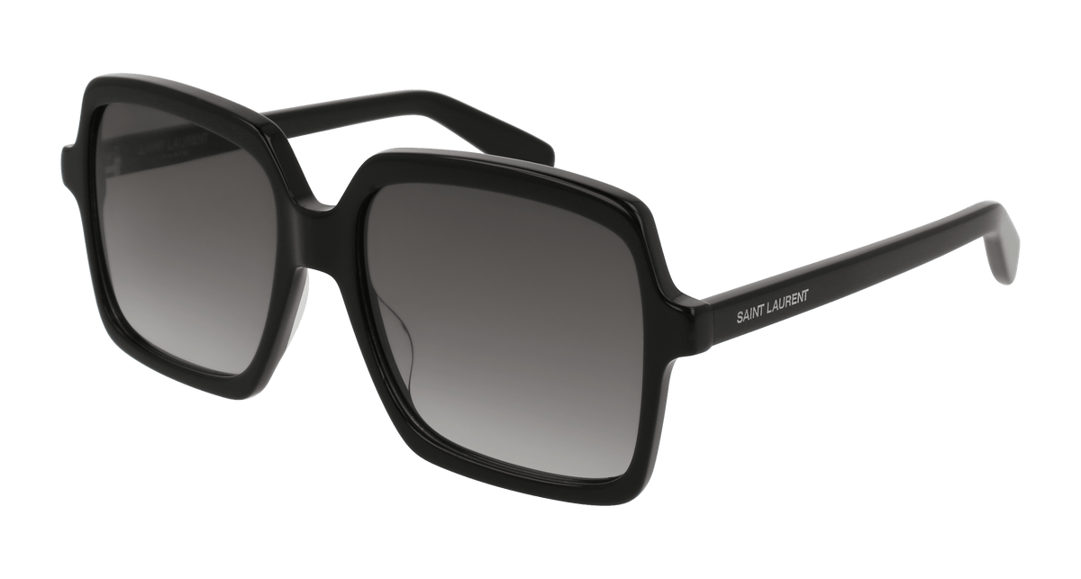 Saint Laurent SL 174 Sunglasses - Black / Grey (001)