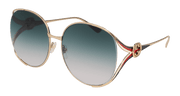 Gucci GG0225S Sunglasses - Gold / Grey (004)
