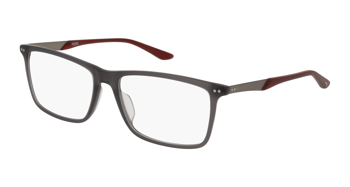 Puma PU0096O Eyeglasses - Grey / Transparent (008)