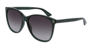 Gucci GG0024S Sunglasses - Green / Brown (004)