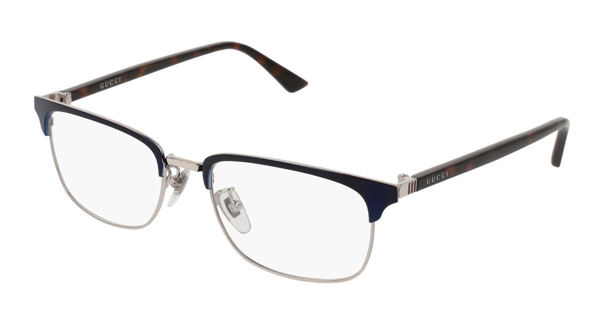 Gucci GG0131O Eyeglasses - Blue / Transparent (003)