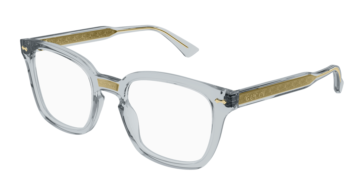 Gucci GG0184O Eyeglasses - Grey / Transparent (005)