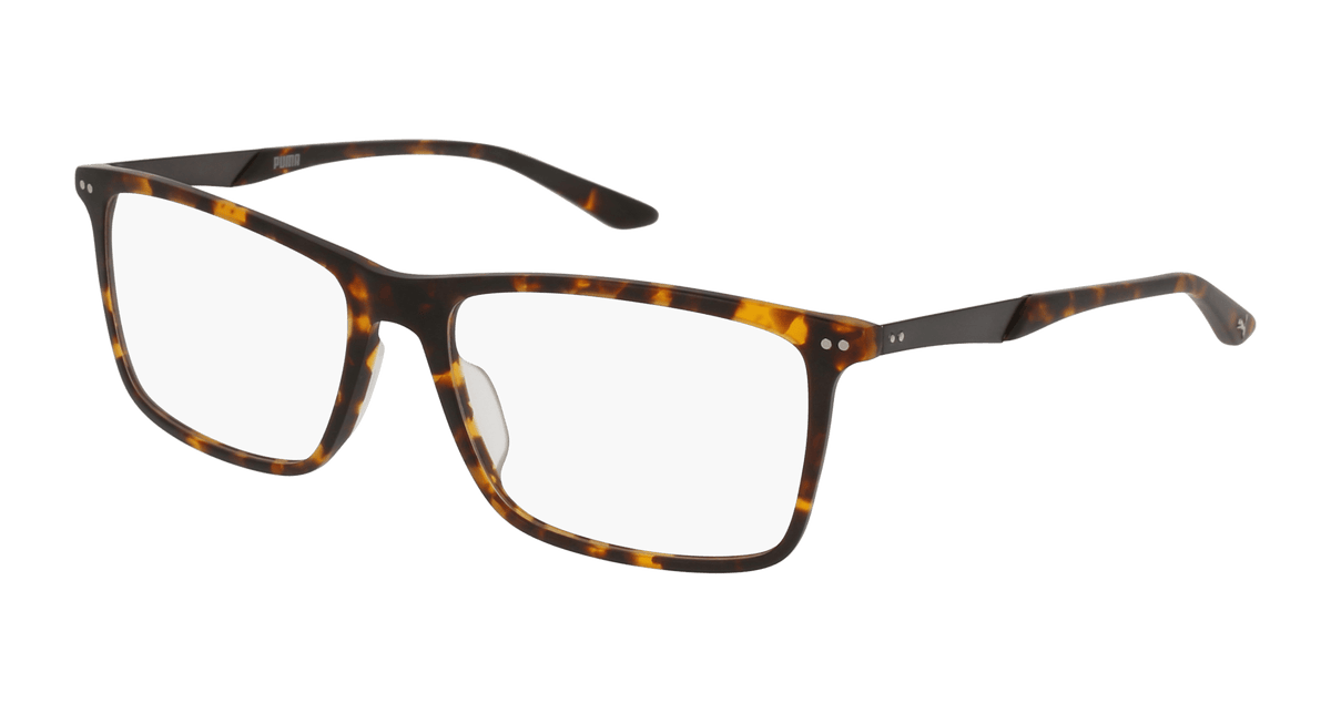 Puma PU0096O Eyeglasses - Havana / Transparent (007)