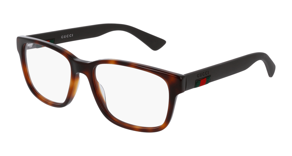 Gucci GG0011O Eyeglasses - Havana / Transparent (006)