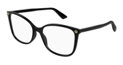 Gucci GG0026O Eyeglasses - Black / Transparent (001)