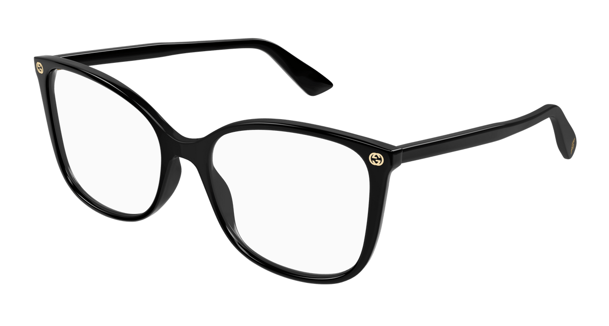 Gucci GG0026O Eyeglasses - Black / Transparent (001)