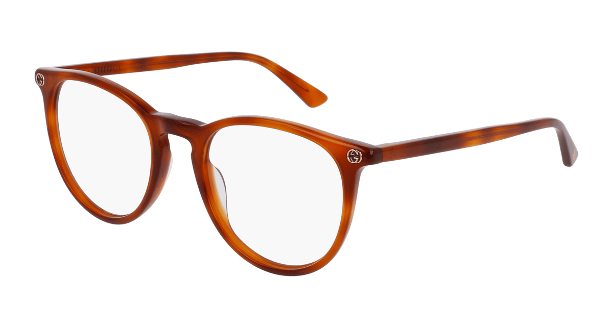 Gucci GG0027O Eyeglasses - Havana / Transparent (003)
