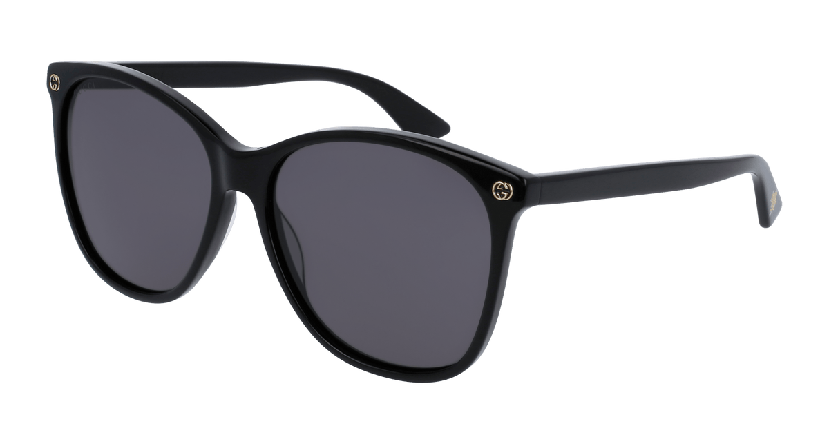 Gucci GG0024S Sunglasses - Black / Grey (001)