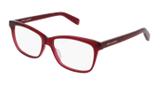 Saint Laurent SL 170 Eyeglasses - Burgundy / Transparent (003)