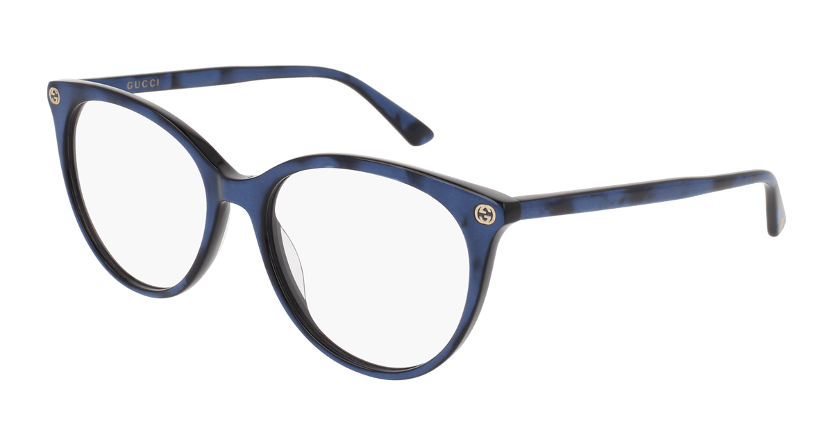Gucci GG0093O Eyeglasses - Blue / Transparent (005)