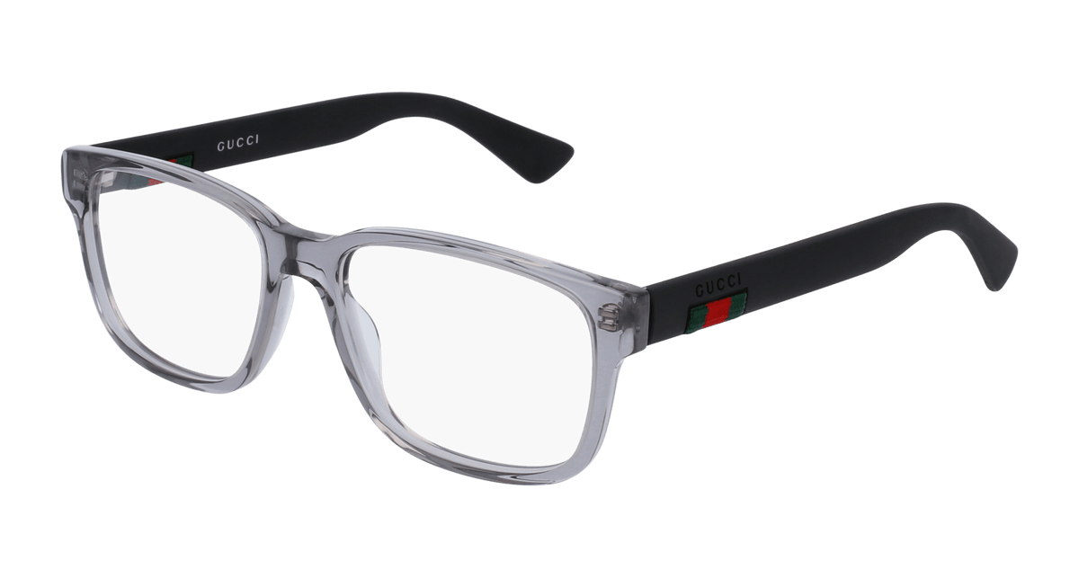 Gucci GG0011O Eyeglasses - Grey / Transparent (003)