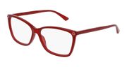 Gucci GG0025O Eyeglasses - Red / Transparent (004)