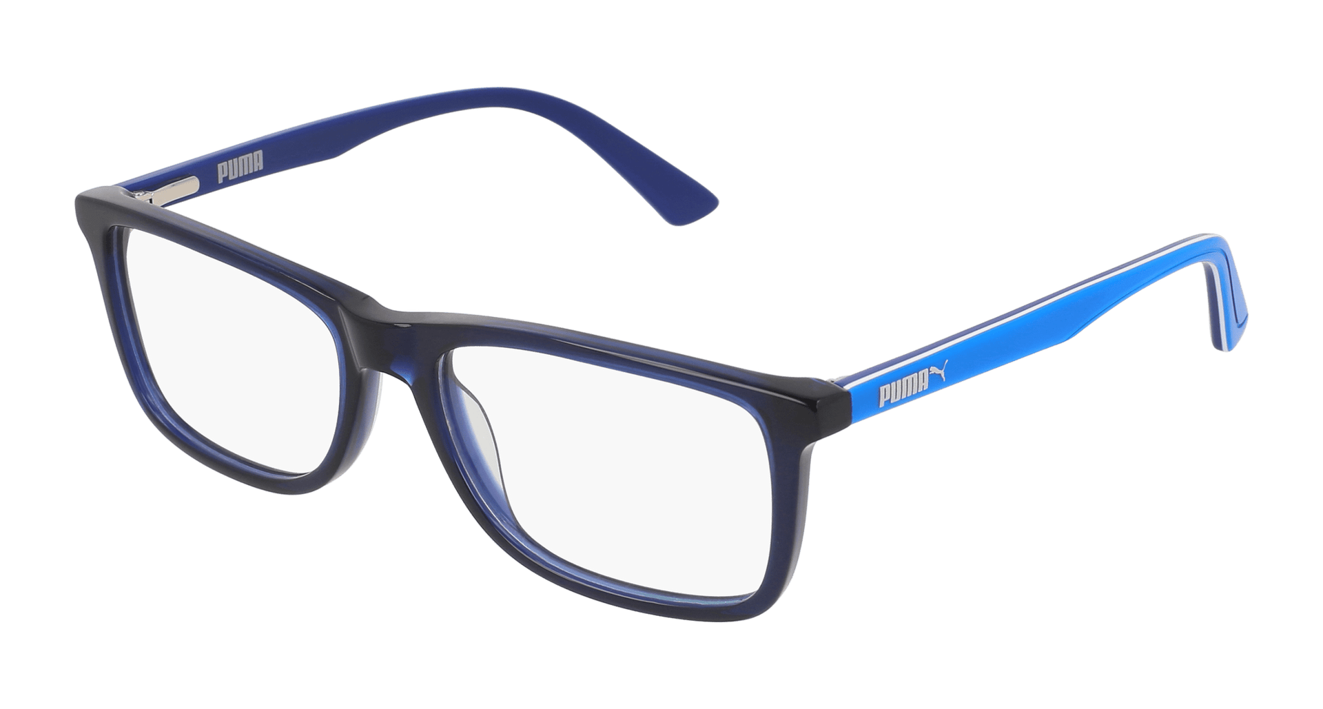 Puma PJ0020O Eyeglasses - Blue / Transparent (006)