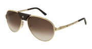 Cartier CT0034S Sunglasses - Gold / Brown (004)