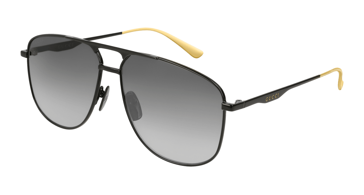 Gucci GG0336S Sunglasses - Black / Grey (002)