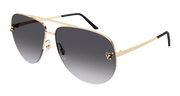 Cartier CT0065S Sunglasses - Gold / Grey (001)