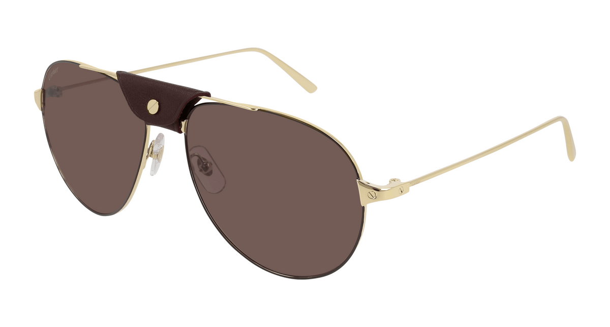 Cartier CT0038S Sunglasses - Black / Red (009)