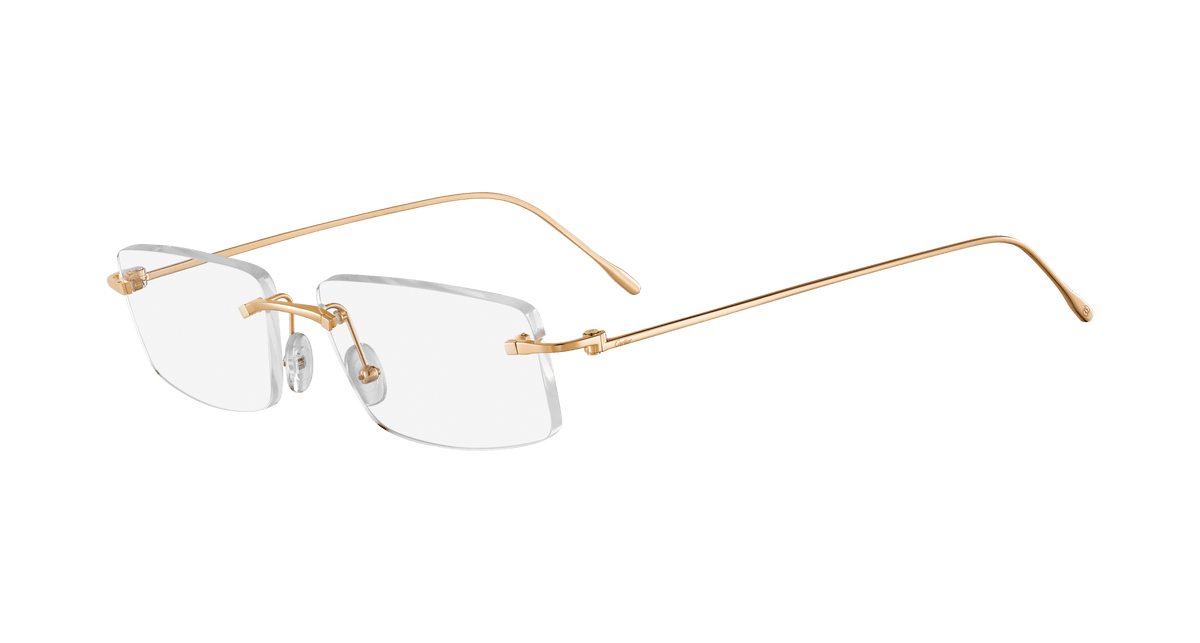 Cartier CT0070O Eyeglasses - Gold / Transparent (003)