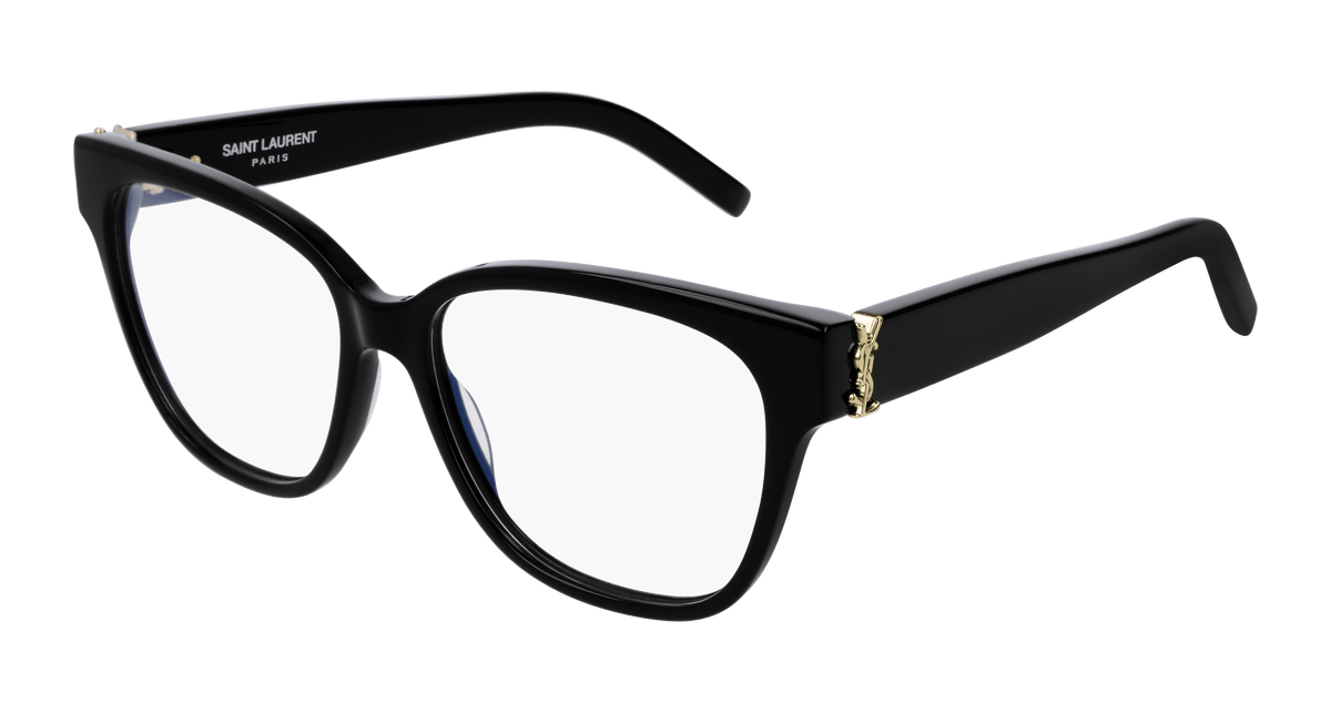 Saint Laurent SL M33 Eyeglasses - Black / Transparent (003)