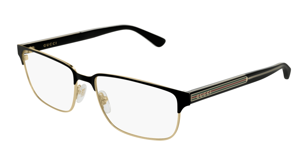 Gucci GG0383O Eyeglasses - Black / Transparent (004)