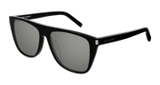 Saint Laurent SL 1/F Sunglasses - Black / Silver (002)