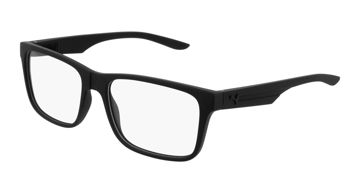 Puma PU0204O Eyeglasses - Black / Transparent (001)
