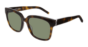 Saint Laurent SL M40 Sunglasses - Havana / Green (005)