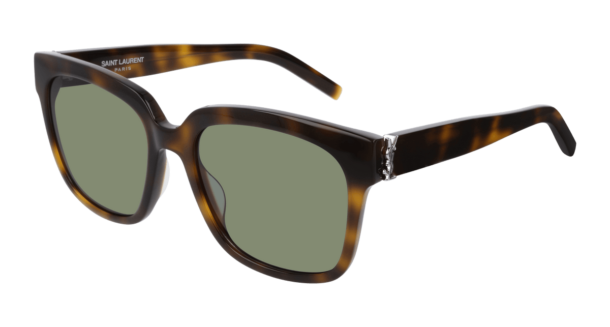 Saint Laurent SL M40 Sunglasses - Havana / Green (005)