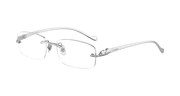 Cartier CT0061O Eyeglasses - Gunmetal / Transparent (001)