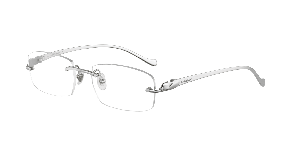 Cartier CT0061O Eyeglasses - Gunmetal / Transparent (001)