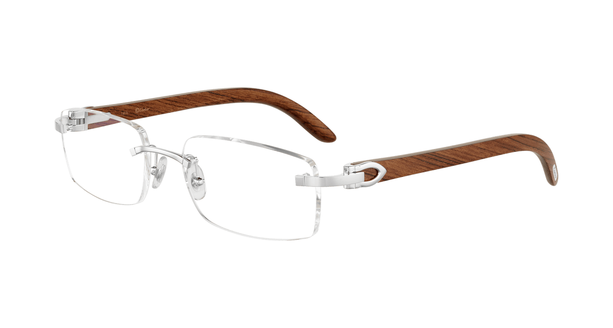 Cartier CT0052O Eyeglasses - Silver / Transparent (003)