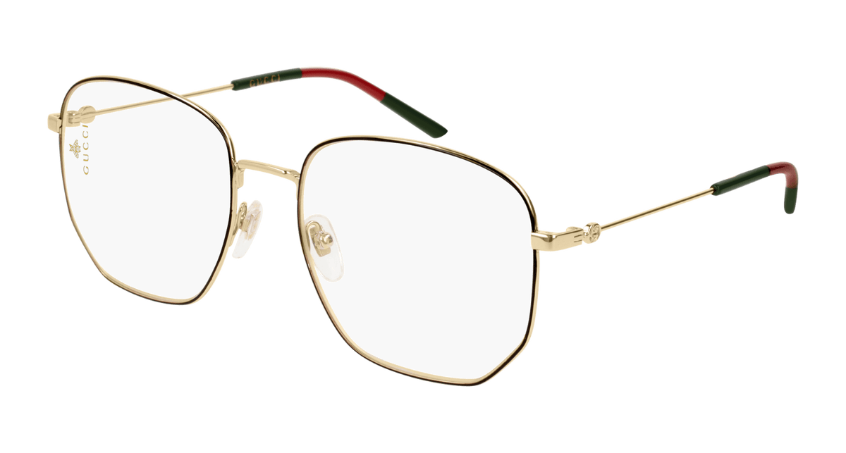 Gucci GG0396O Eyeglasses - Gold / Transparent (001)
