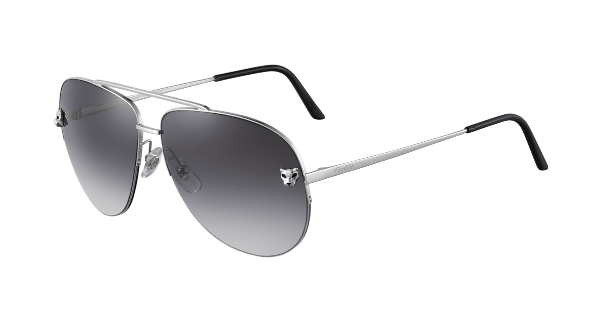 Cartier CT0065S Sunglasses - Silver / Grey (003)