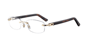 Cartier CT0048O Eyeglasses - Gold / Transparent (004)