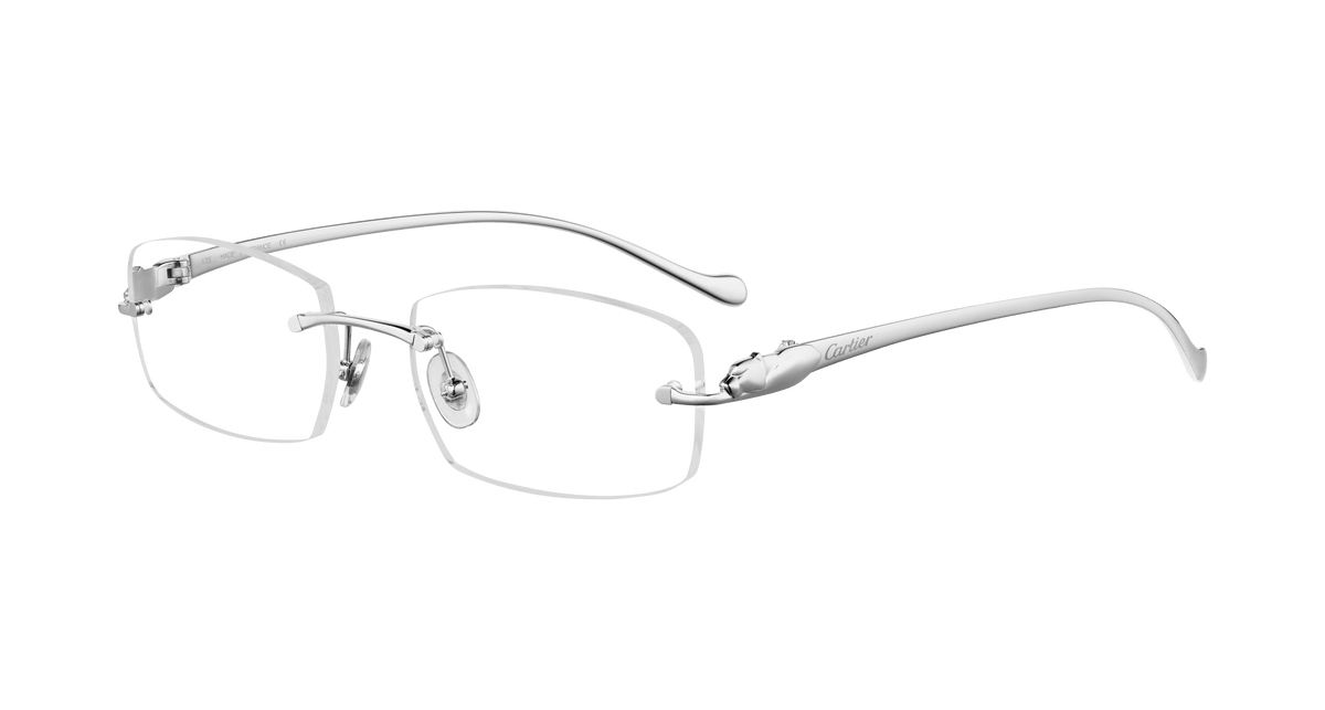 Cartier CT0061O Eyeglasses - Silver / Transparent (003)
