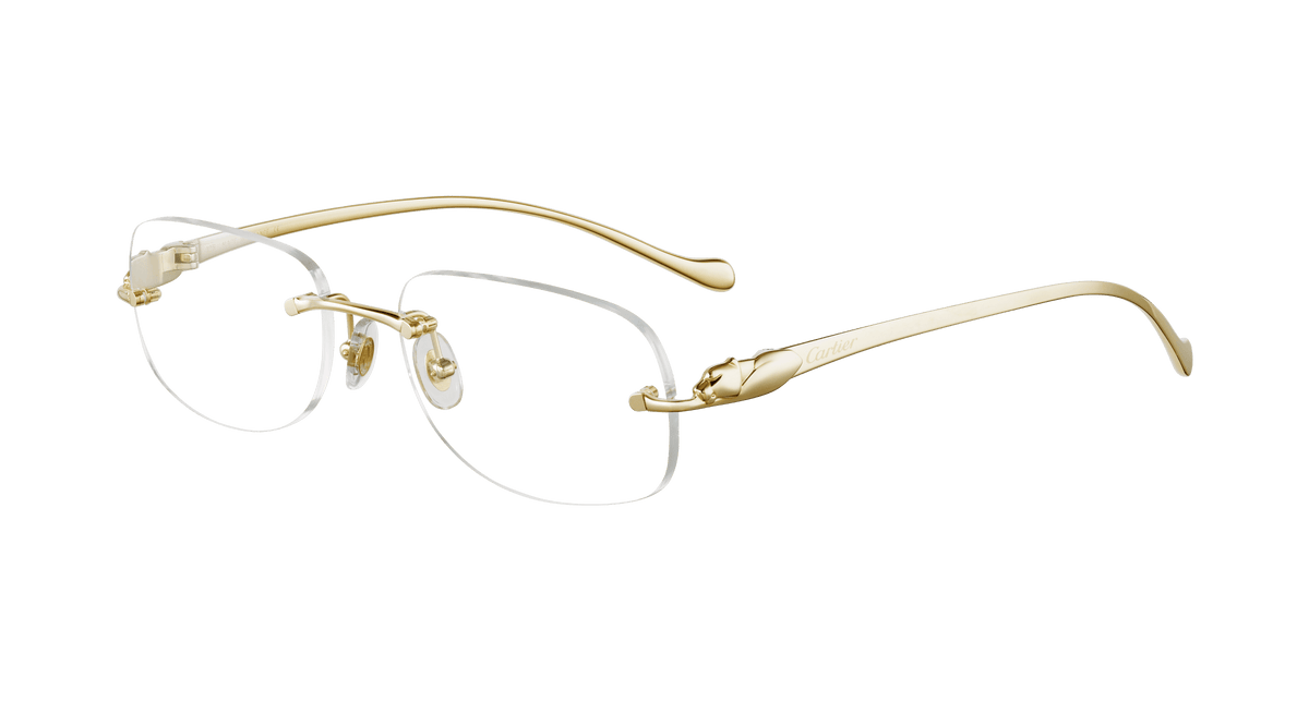 Cartier CT0058O Eyeglasses - Gold / Transparent (002)