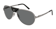 Cartier CT0034S Sunglasses - Gunmetal / Grey (005)