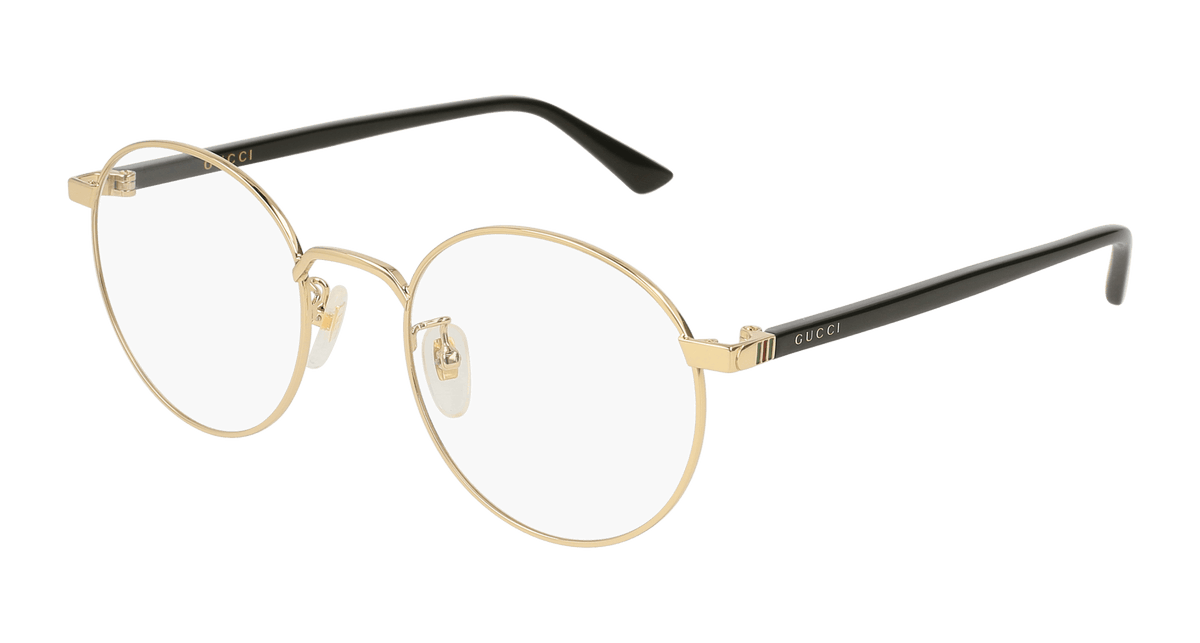 Gucci GG0297OK Eyeglasses - Gold / Transparent (001)