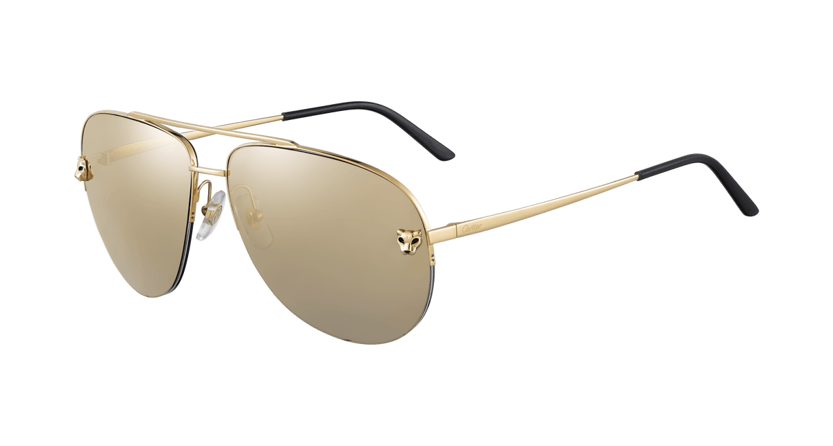 Cartier CT0065S Sunglasses - Gold (002)