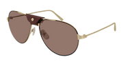 Cartier CT0038S Sunglasses - Black / Red (006)