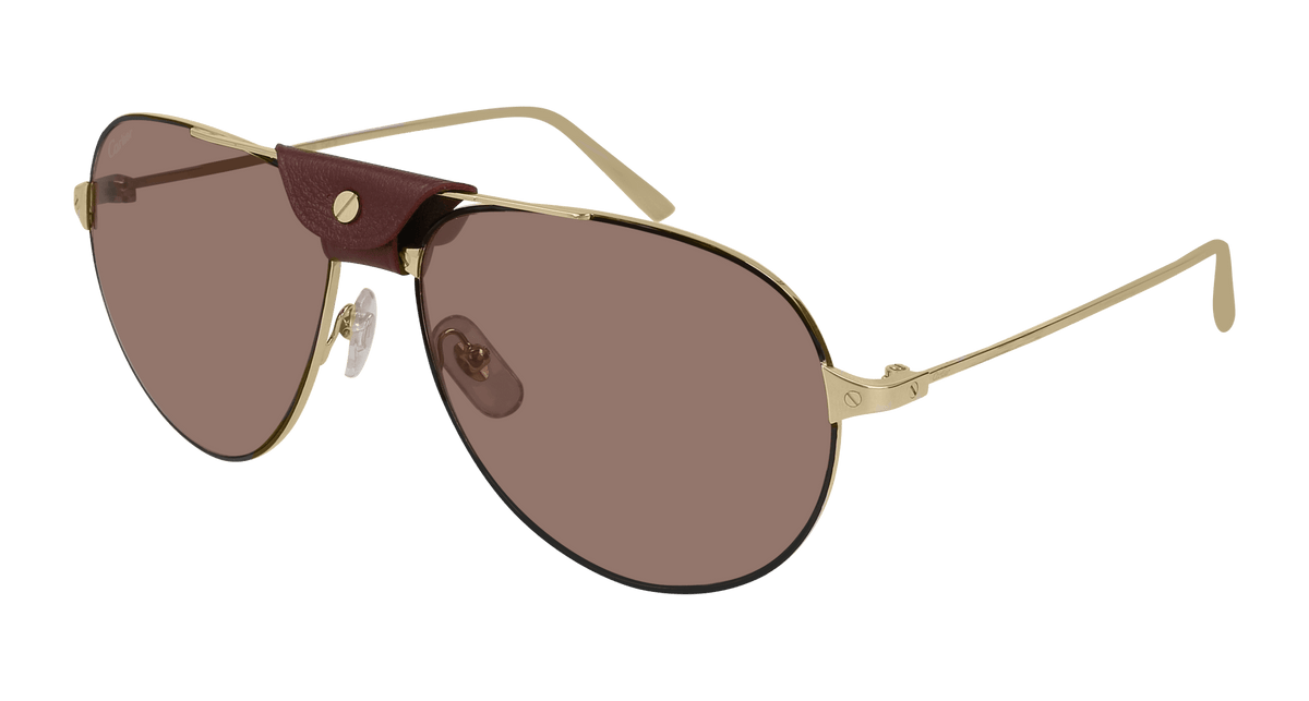 Cartier CT0038S Sunglasses - Black / Red (006)