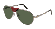 Cartier CT0034S Sunglasses - Gunmetal / Green (006)