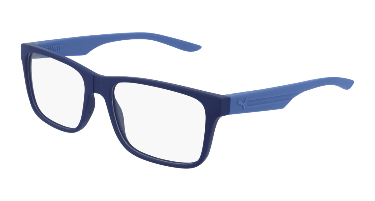 Puma PU0204O Eyeglasses - Blue / Transparent (002)