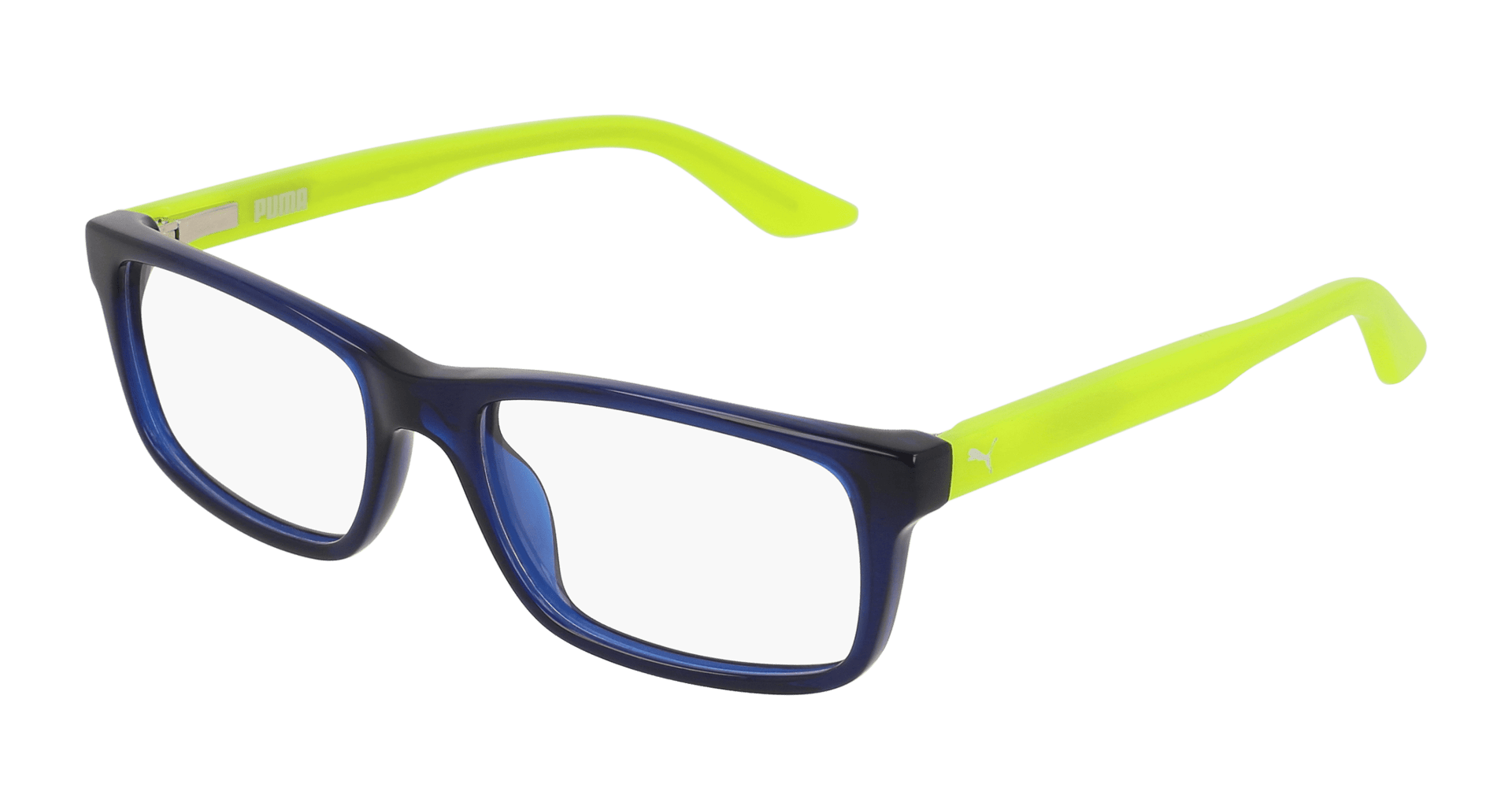 Puma PJ0009O Eyeglasses - Blue / Transparent (006)