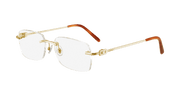Cartier CT0069O Eyeglasses - Gold / Transparent (001)