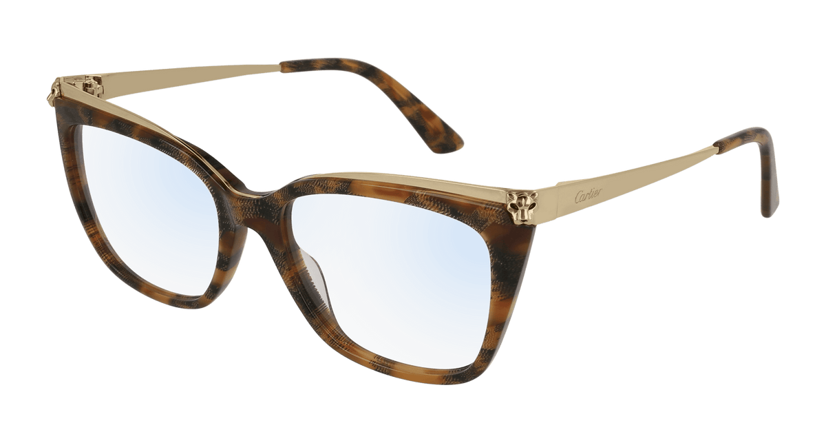 Cartier CT0033O Eyeglasses - Havana / Transparent (003)