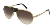 Cartier CT0034S Sunglasses - Gold / Brown (008)
